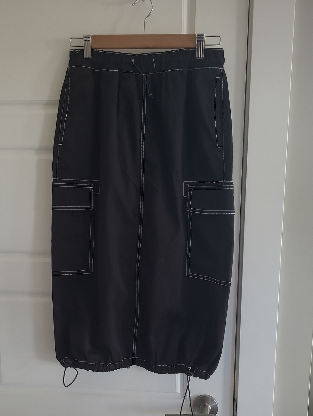 Gogo Jeans Colored Denim Collection Cargo Skirt. Size 7
